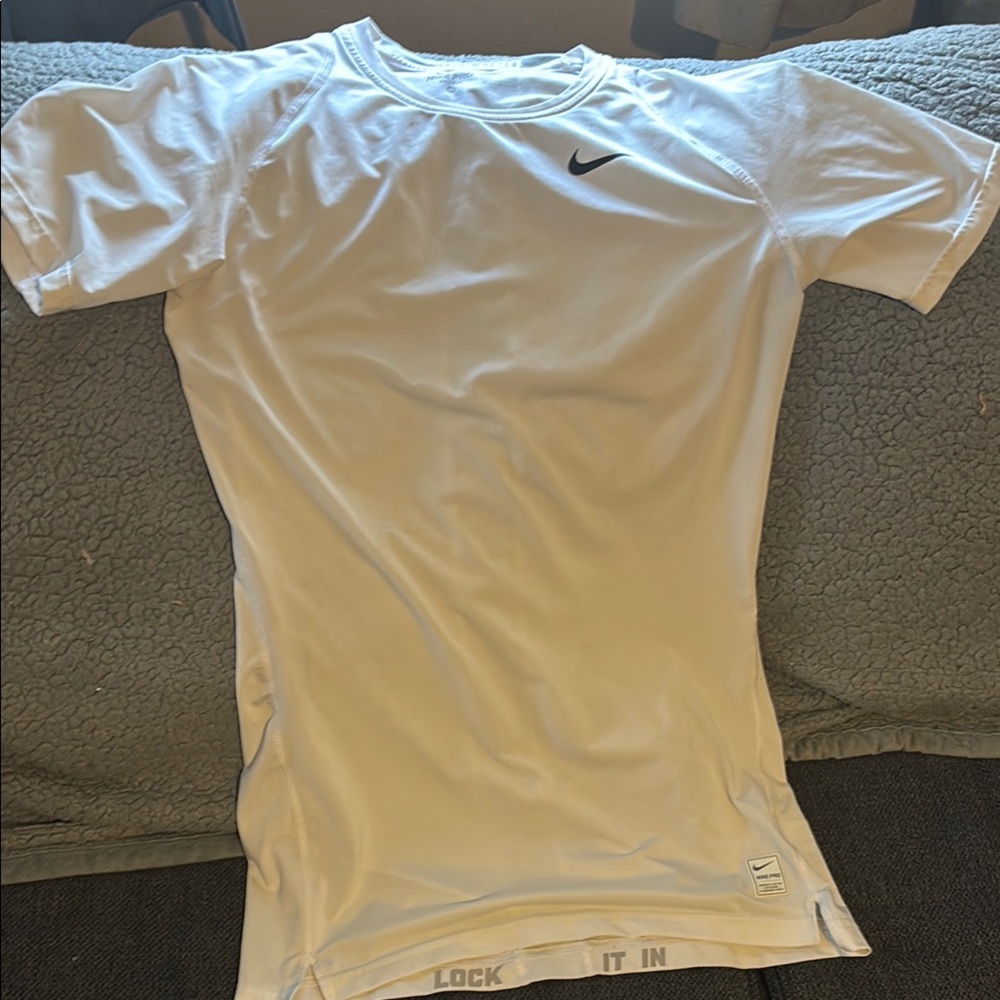 Nike White Athletic T-Shirt
